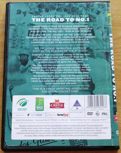 THE ROAD TO No.1 2013 PROTEAS CRICKET 3xDVD [BOX SET SHELF]