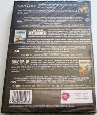 THE EASTERN FRONT / WE GO IN AT DAWN / BEHIND THE LINE Escape to Dunkirk DVD [BOX SET SHELF]
