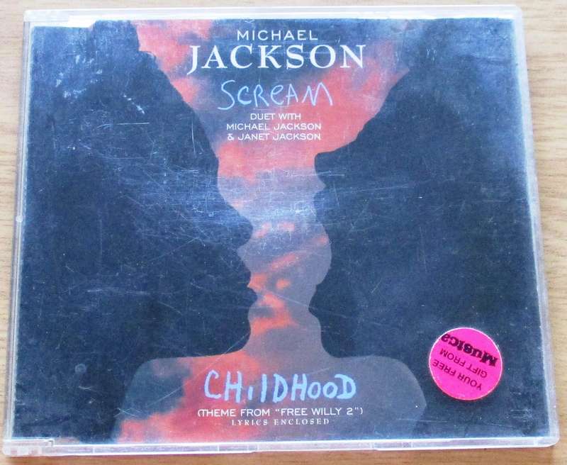 MICHAEL JACKSON Scream CD Maxi Single South African release [CD Single Shelf]