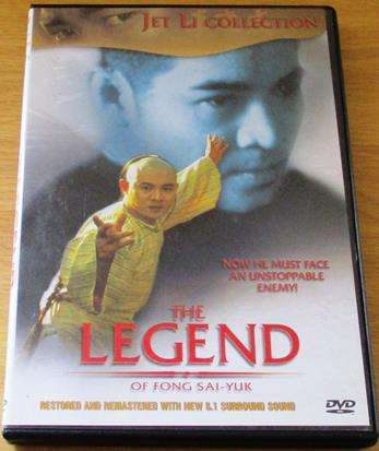 THE LEGEND OF FONG SAL-YUK Jet Li DVD  [BBOX 6]