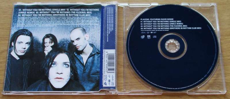 PLACEBO + BOWIE Without You I'm Nothing CD Maxi Single South African release [CD Single Shelf]