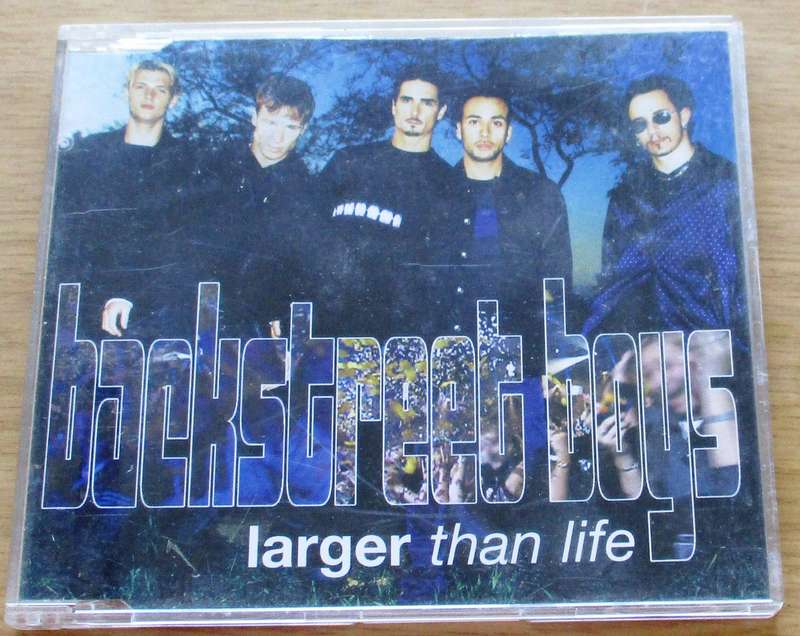 BACKSTREET BOYS Larger Than Life CD Maxi Single South African release [CD Single Shelf]