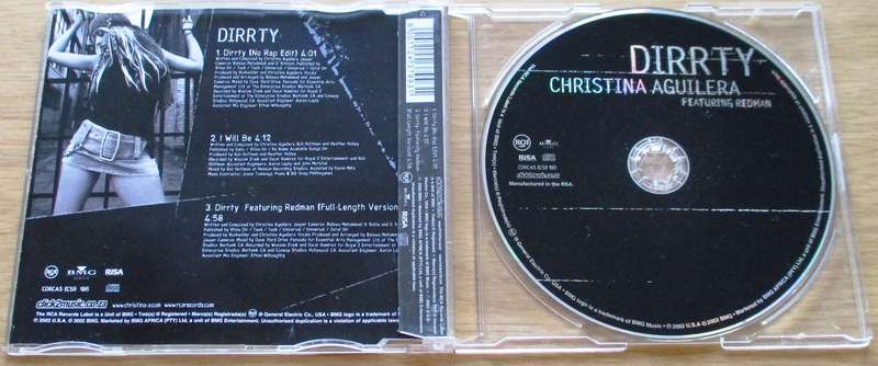CHRISTINA AGUILERA Dirrty CD Maxi Single South African release [CD Single Shelf]