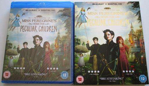 MISS PEREGRINE'S HOME FOR PECULIAR CHILDREN BLU RAY Tim Burton
