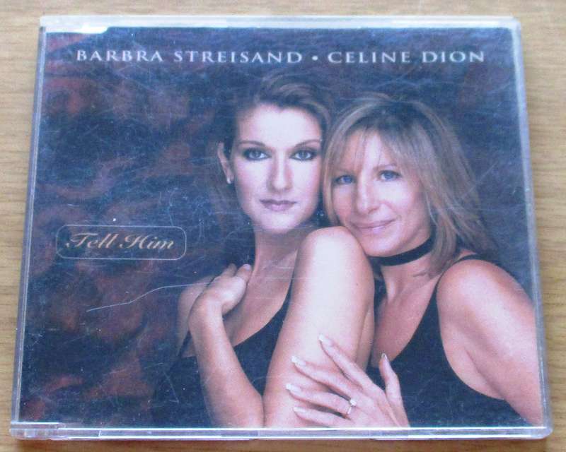 CELINE DION BARBRA STREISAND Tell Him CD Maxi Single South African release [CD Single Shelf]