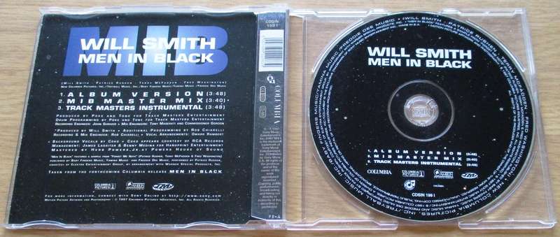 WILL SMITH Men In Black CD Maxi Single South African release [CD Single Shelf]
