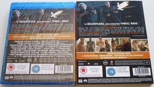 TERMINATOR Dark Fate BLU RAY