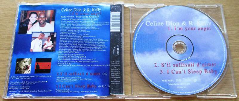 CELINE DION R KELLY I'm Your Angel CD Maxi Single South African release [CD Single Shelf]
