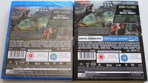 JURASSIC PARK Fallen Kingdom BLU RAY