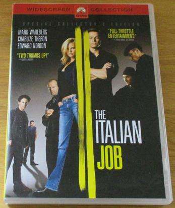 THE ITALIAN JOB Mark Wahlberg Edward Norton DVD  [BBOX 6]