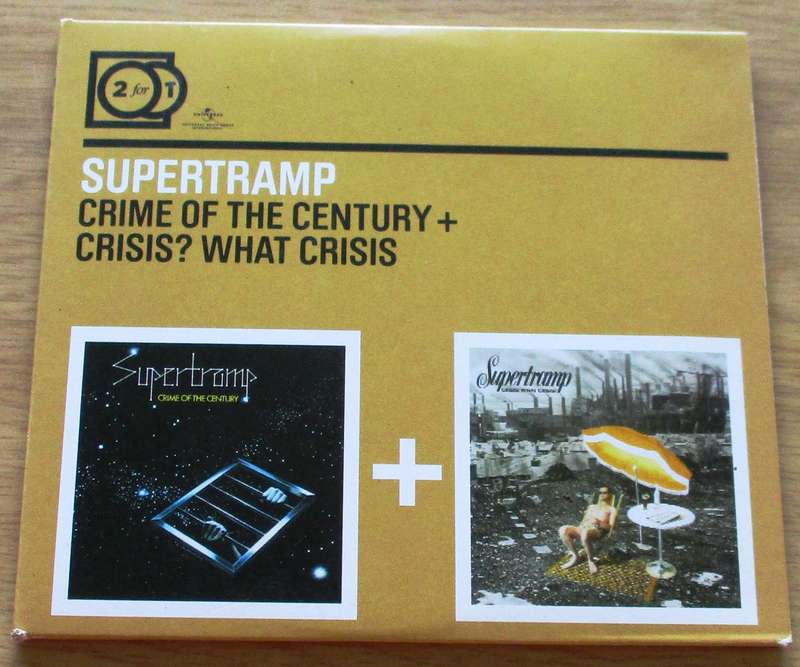 SUPERTRAMP Crime of the Century + Crisis? What Crisis [Gx7]