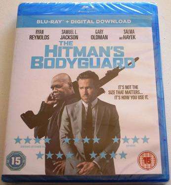 THE HITMAN'S BODYGUARD Blu Ray Ryan Reynolds Samuel L Jackson