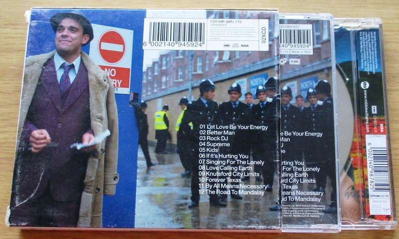 ROBBIE WILLIAMS Sing When You're Winning CD + Eternity CD Single BOX SET [Gx7]