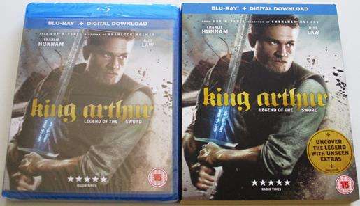 KING ARTHUR Legend of the Sword BLU RAY