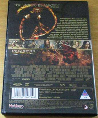 IMMORTALS Henry Cavill Mickey Rourke DVD  [BBOX 6]