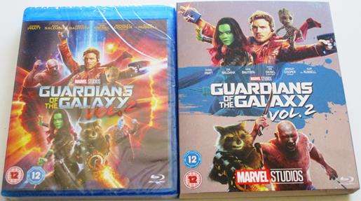 GUARDIANS OF THE GALAXY Vol.2  BLU RAY