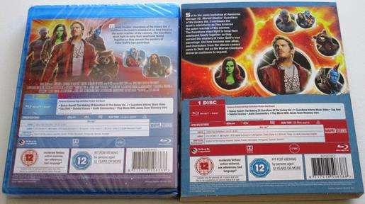 GUARDIANS OF THE GALAXY Vol.2  BLU RAY