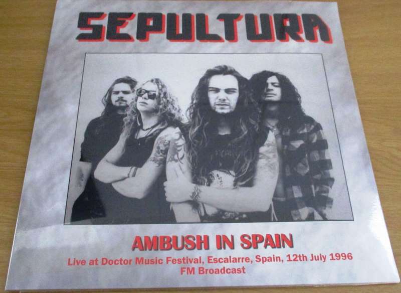 SEPULTURA Ambush In Spain Live FM Broadcast 12th July 1996 VINYL Record