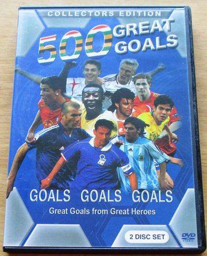 500 GREAT FOOTBALL GOALS Collector's Edition 2xDVD [BOX SET SHELF]