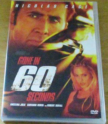 GONE IN 60 SECONDS Nicholas Cage DVD  [BBOX 8]