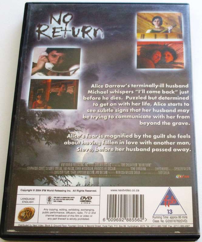 NO RETURN DVD [BBOX 1]