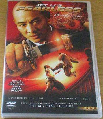 FEARLESS Jet Li DVD  [BBOX 8]