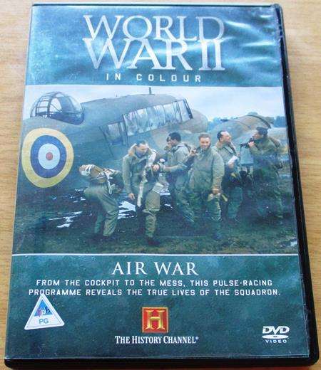 WORLD WAR II IN COLOUR - AIR WAR History Channel DVD [BOX SET SHELF]