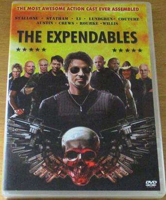 THE EXPENDABLES Stallone Statham Li Crews Rourke DVD  [BBOX 8]