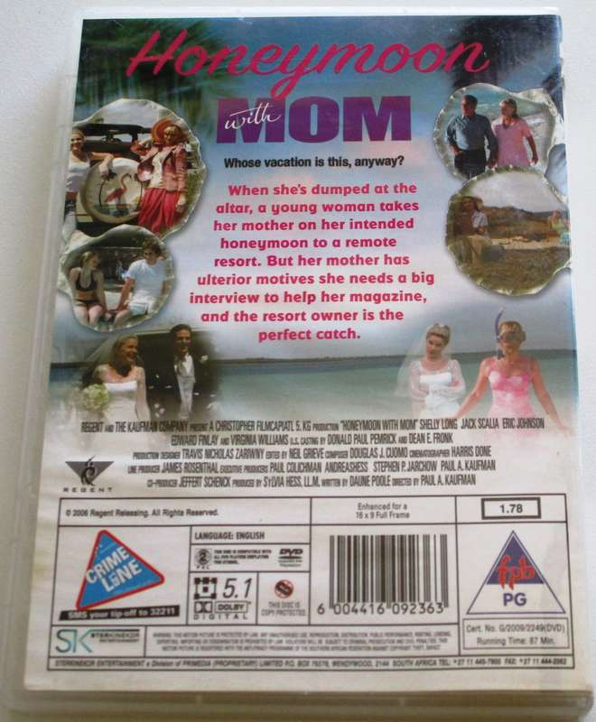 HONEYMOON WITH MOM Shelley Long DVD [BBOX 3]