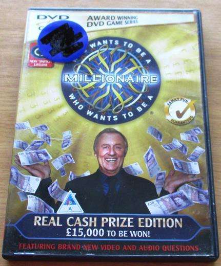 WHO WANTS TO BE A MILLIONAIRE QUIZ GAME DVD [BOX SET SHELF]