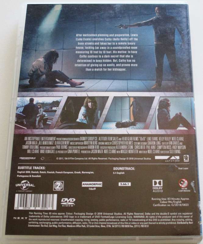 10 x 10 Luke evans Kelly Reilly DVD [BBOX 15]