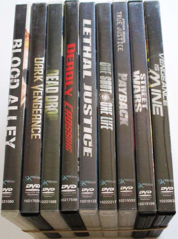9xSteven Seagal Films DVD [BBOX 15]