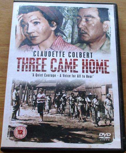 THREE CAME HOME Claudette Colbert DVD [BBOX 1]