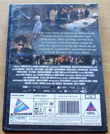 THE COUNTERFEITERS DVD [BBOX 1] GERMAN with English Subtitles