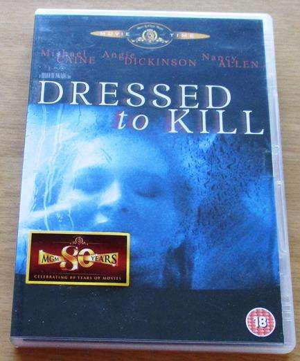 DRESSED TO KILL Michael Caine DVD [BBOX 1]