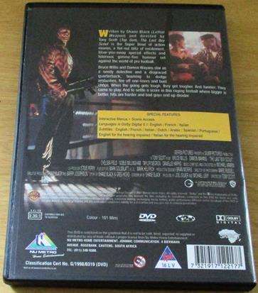 THE LAST BOY SCOUT Bruce Willis Damon Wayans DVD [BBOX 8]