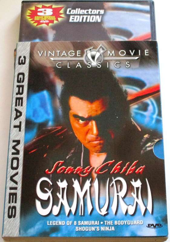 SONNY CHIBA SAMURAI Legend of a Samurai + 2 films DVD [BBOX 15]