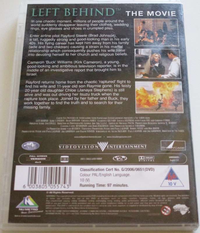 LEFT BEHIND The Movie DVD [BBOX 15]
