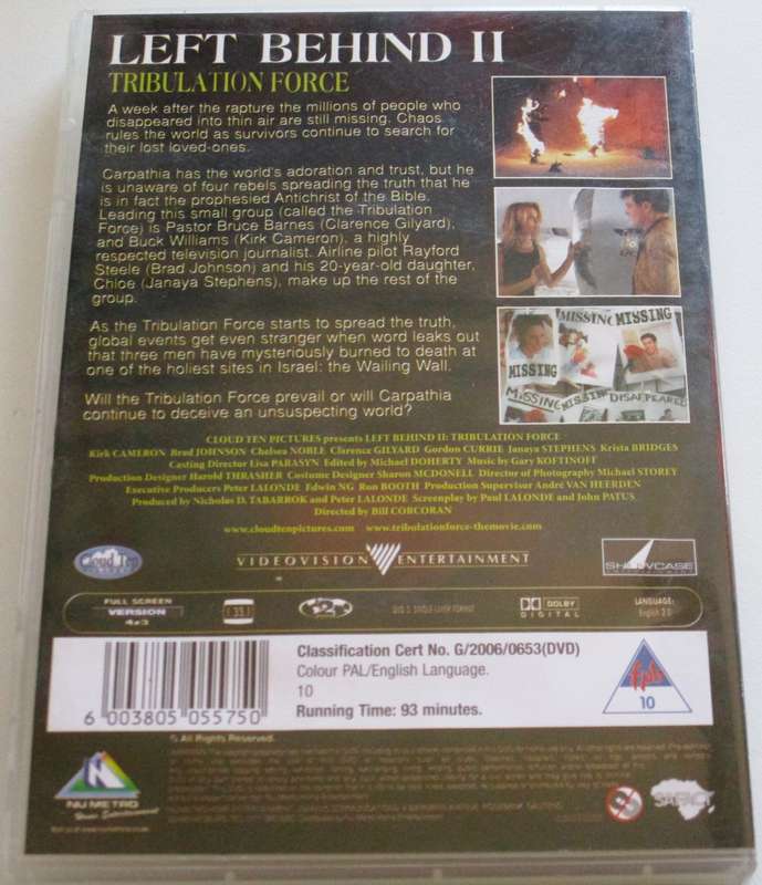 LEFT BEHIND II Tribulation Force DVD [BBOX 15]