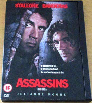 ASSASSINS Stallone Banderas DVD [BBOX 8]