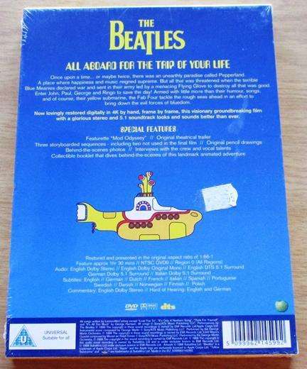 THE BEATLES Yellow Submarine DVD