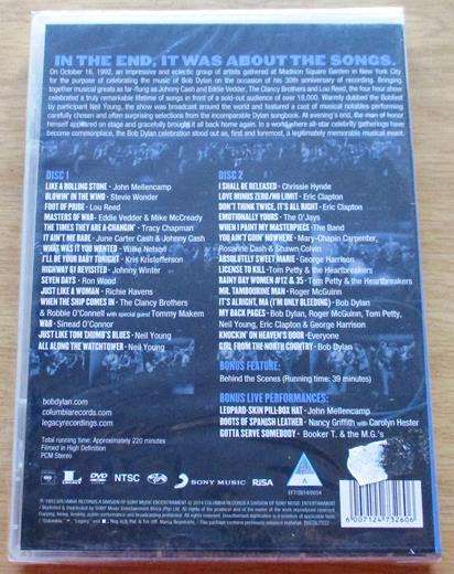 BOB DYLAN 30th Anniversary Concert Celebration Cat# DVCOL 7522