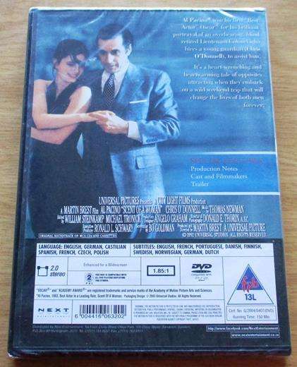SCENT OF A WOMAN DVD [BBOX 9]