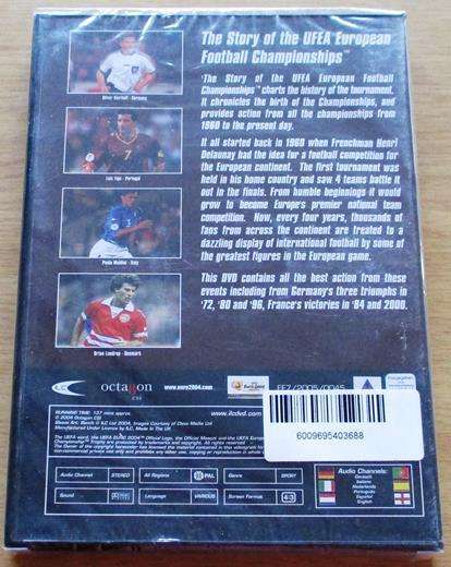 THE STORY OF THE UEFA EUROPEAN FOOTBALL CHAMPIONSHIPS DVD [BBOX 9]