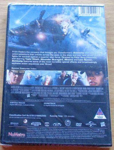BATTLESHIP Liam Neeson DVD [BBOX 9]