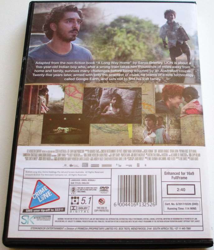 LION Nicole Kidman DVD [BBOX 15]