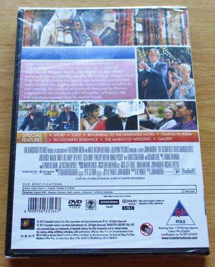 THE SECOND BEST EXOTIC MARIGOLD HOTEL DVD [BBOX 9]