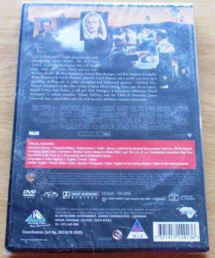 L.A. CONFIDENTIAL DVD [BBOX 9]