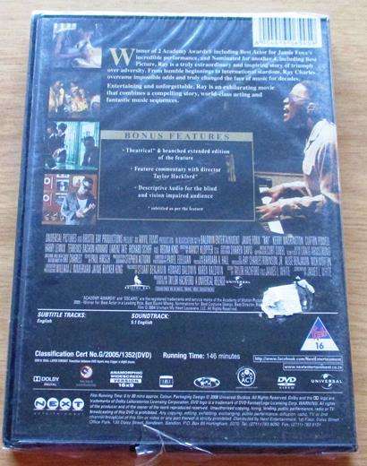 RAY Jamie Foxx DVD [BBOX 9]