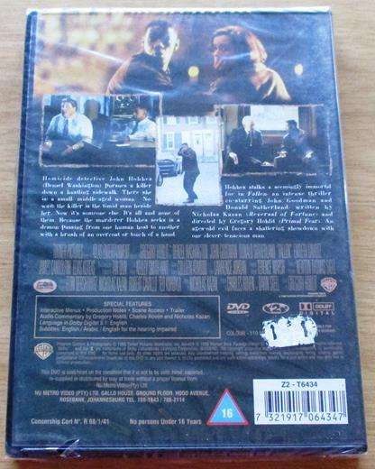 FALLEN Denzel Washington DVD [BBOX 9]